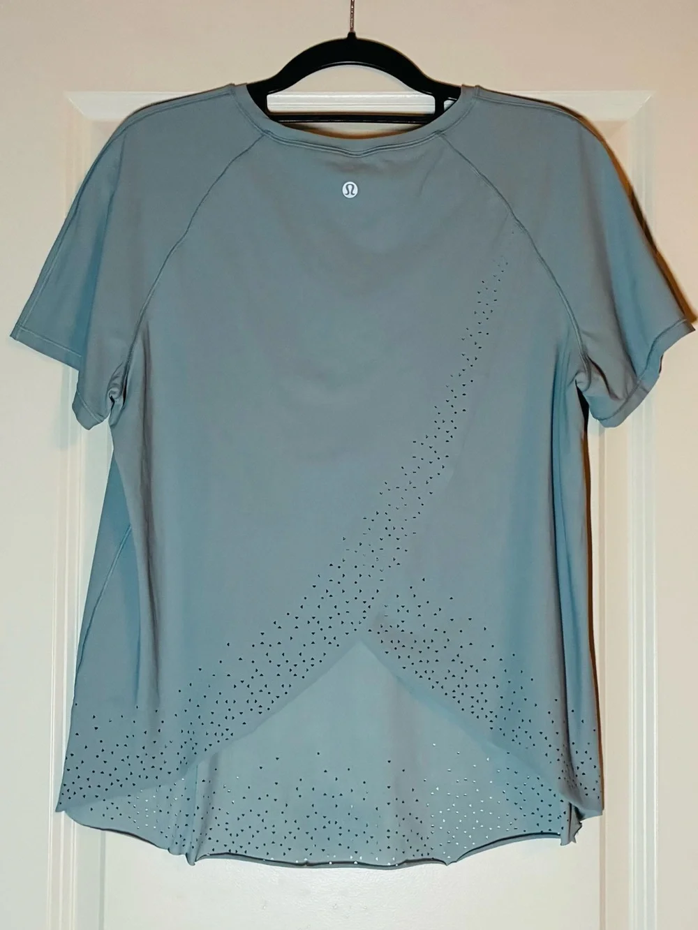 Lululemon Quick Pace Short Sleeve in Blue Cast Size 8